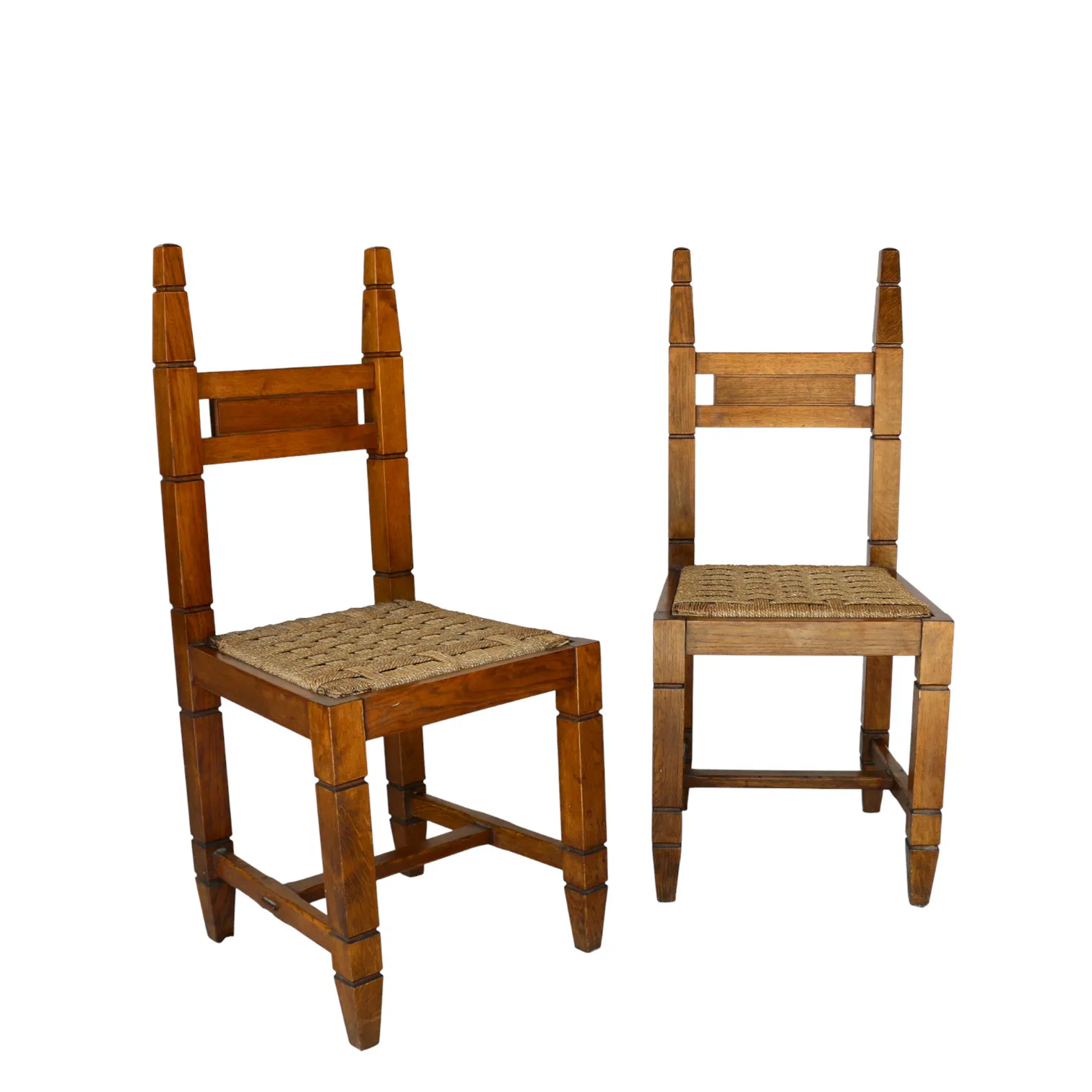 A set of 10 chairs, Italy 40s. image 3